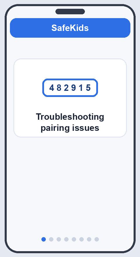 Diagnosing a failed pairing code step by step